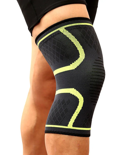 Compression Knee Support Sleeve – Elastic Sports Brace for Running & Cycling