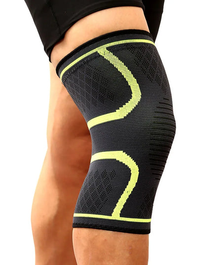 Compression Knee Support Sleeve – Elastic Sports Brace for Running & Cycling