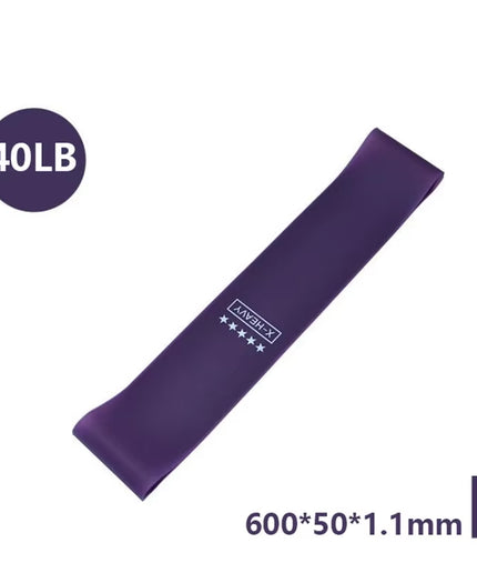 Portable Fitness Workout Equipment Rubber Resistance Bands Yoga Gym Elastic Gum Strength Pilates Crossfit Women Weight Sports