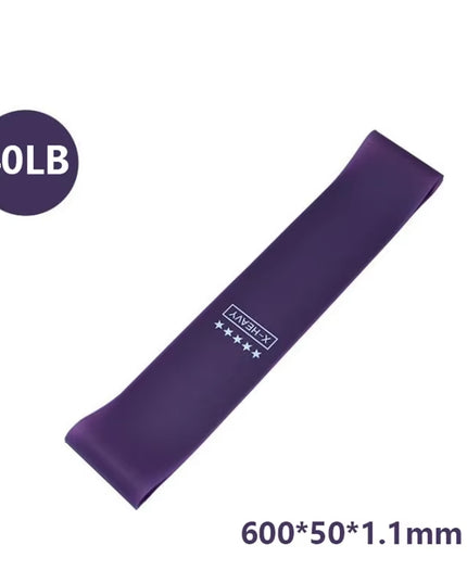 Portable Fitness Workout Equipment Rubber Resistance Bands Yoga Gym Elastic Gum Strength Pilates Crossfit Women Weight Sports