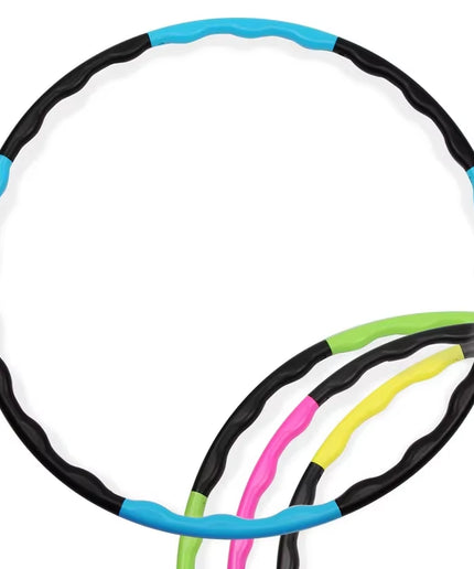 Detachable Pilates Fitness Hoop – Adjustable 7/8/9 Tube Massage Hula Hoop