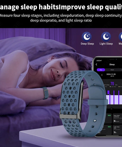 127-Mode Sport Fitness Tracker Smart Bracelet – Heart Rate, Activity & Sleep Monitor