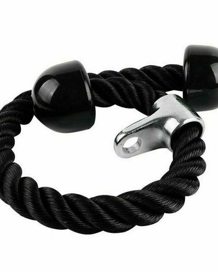 Gym Tricep Rope Pull down Cable Attachment Handle Multigym Home Train Lat Bicep