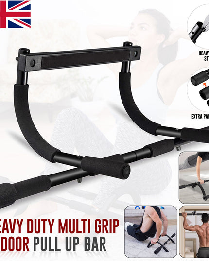 Pull up Bar Doorway Chin up Bar Fitness Home Gym Exercise Strength Work Out Dips