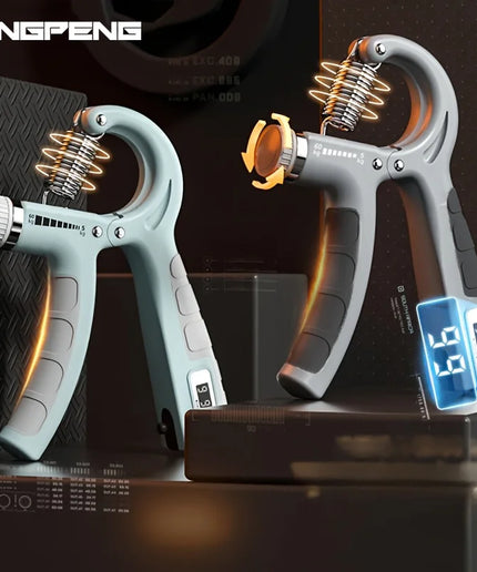 5-60Kg Adjustable Hand Grip Strengthener Hand Grip Trainer with Counter Wrist Forearm and Hand Exerciser for Muscle Building