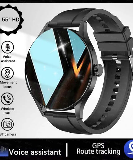 1.55" HD Bluetooth Calling Smartwatch for Men & Women – Health Tracker & App Control