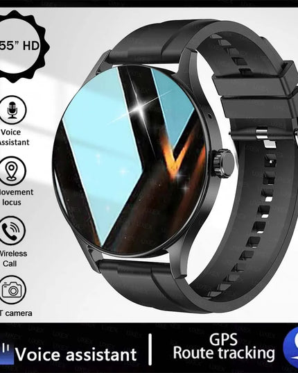 1.55" HD Bluetooth Calling Smartwatch for Men & Women – Health Tracker & App Control