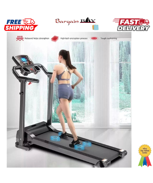 Electric Treadmill Running 9% Gym Folding Incline Home Machine Motorized Fitness