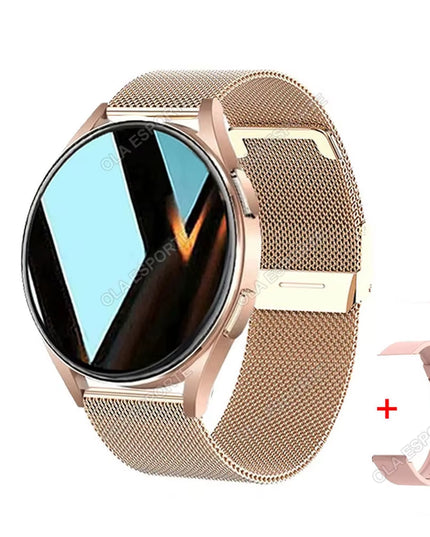 1.32" Smartwatch with Bluetooth Calling, Full Touch Screen, Fitness and Sleep Tracking, Android/iOS, Bluetooth 5.0