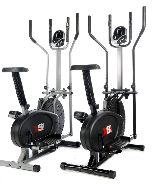 PRO CROSS TRAINER - 2 in 1- EXERCISE BIKE - CARDIO FITNESS WORKOUT MACHINE