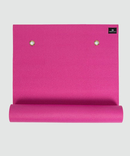 Yoga Studio 6mm Eyeletted Yoga Mat – Non-Slip PVC Sticky Mat for Schools, Classes & Studios (183×61 cm)