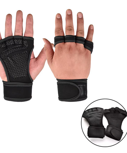 Weightlifting Training Gloves Fitness Sports Body Building Gym Hand Wrist Palm Protector Gloves MTB Cycling Gloves for Men Women