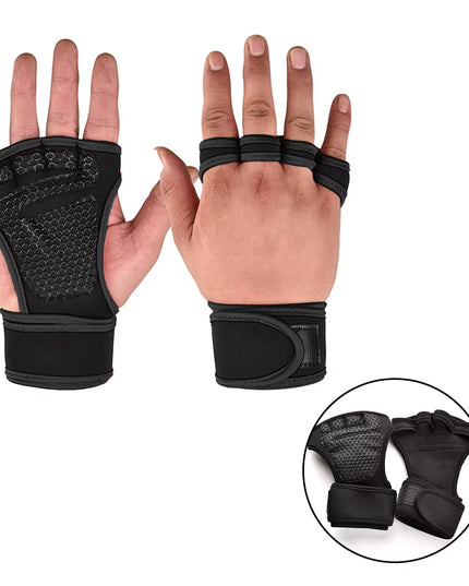 Weightlifting Training Gloves Fitness Sports Body Building Gym Hand Wrist Palm Protector Gloves MTB Cycling Gloves for Men Women