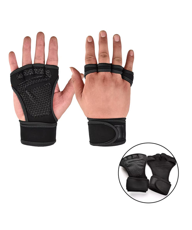 Weightlifting Training Gloves Fitness Sports Body Building Gym Hand Wrist Palm Protector Gloves MTB Cycling Gloves for Men Women