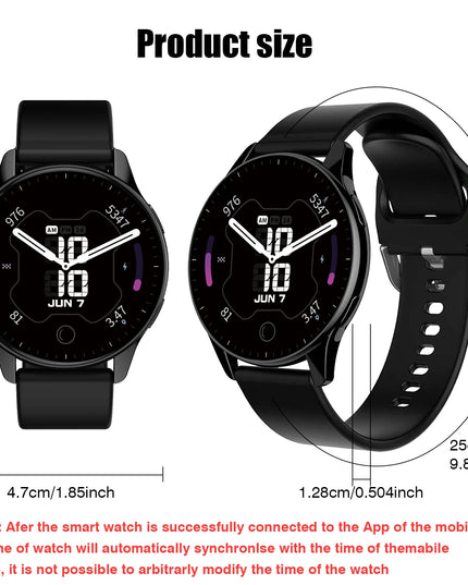 Smart Watch with Wireless Calling, Multi-Sport Modes, and App Notifications – Unisex, Compatible with iPhone and Android