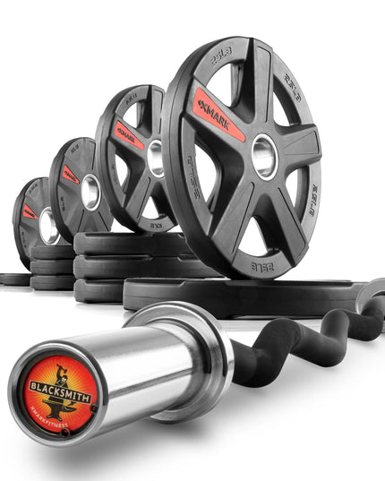 Texas Star Olympic Weight Plates & Curl Bar Sets