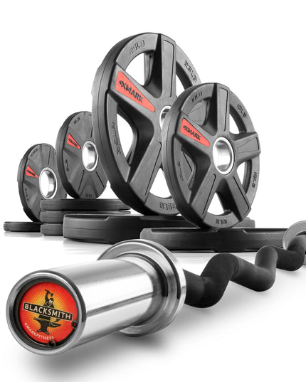 Texas Star Olympic Weight Plates & Curl Bar Sets