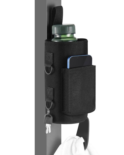 Magnetic Gym Bag Water Bottle Carrier Holder with Adjustable Shoulder Strap, 40Oz Magnets Magnetic Gym Bag Bottle Pouch Sling