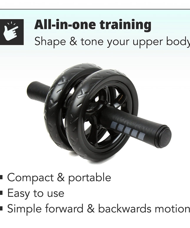 AB Roller Wheel Roller Keep Fit Wheels Home Crunch Artifact No Noise Abdominal Training Equipment for Gym Strength Workouts