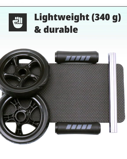 AB Roller Wheel Roller Keep Fit Wheels Home Crunch Artifact No Noise Abdominal Training Equipment for Gym Strength Workouts