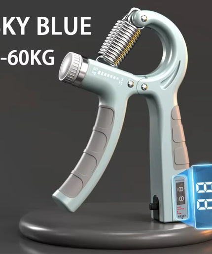 5-60Kg Adjustable Hand Grip Strengthener Hand Grip Trainer with Counter Wrist Forearm and Hand Exerciser for Muscle Building