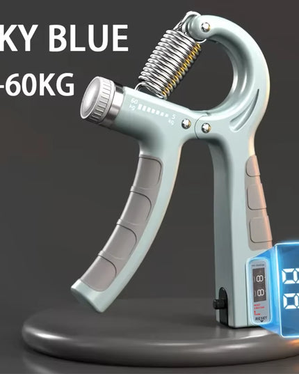 5-60Kg Adjustable Hand Grip Strengthener Hand Grip Trainer with Counter Wrist Forearm and Hand Exerciser for Muscle Building