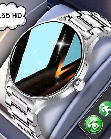 1.55" HD Bluetooth Calling Smartwatch for Men & Women – Health Tracker & App Control