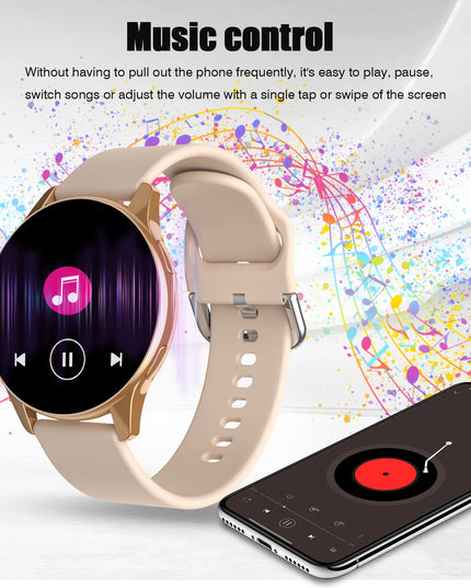 Smart Watch with Wireless Calling, Multi-Sport Modes, and App Notifications – Unisex, Compatible with iPhone and Android