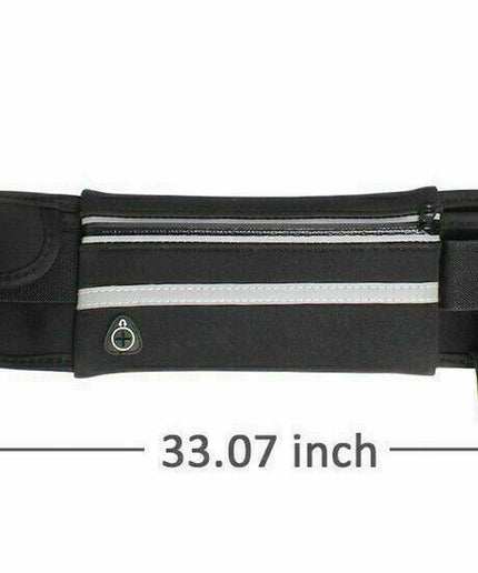 Zipped Sports Running Jogging Waist Travel Bum Bag Phone Keys Mobile Money Belt
