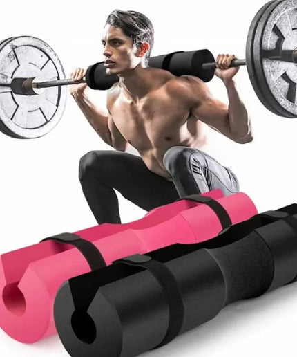 Fitness Weightlifting Squat Foam Neck Guard Barbell Sleeve Sports Dumbbell Bar Shoulder Back Protective Pad with Strap for Gym