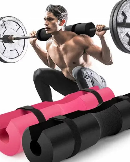 Fitness Weightlifting Squat Foam Neck Guard Barbell Sleeve Sports Dumbbell Bar Shoulder Back Protective Pad with Strap for Gym