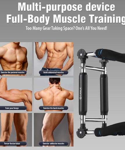 Twister Arm Trainer,Five Adjustable Levels Resistance Chest Workout Equipment,80-120Lbs Portable Chest Clip Trainer and Arm Exerciser,Portable Home Fitness Equipment