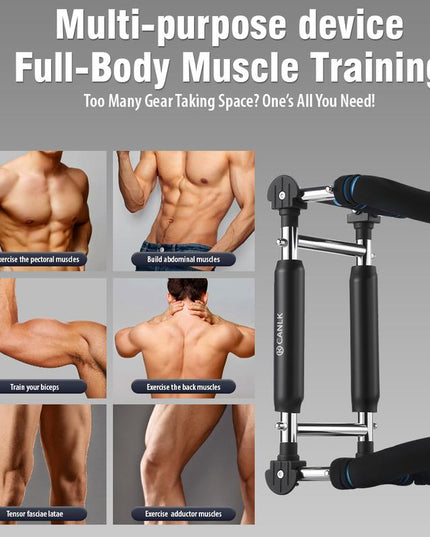 Twister Arm Trainer,Five Adjustable Levels Resistance Chest Workout Equipment,80-120Lbs Portable Chest Clip Trainer and Arm Exerciser,Portable Home Fitness Equipment