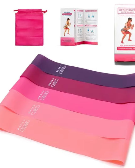 Portable Fitness Workout Equipment Rubber Resistance Bands Yoga Gym Elastic Gum Strength Pilates Crossfit Women Weight Sports