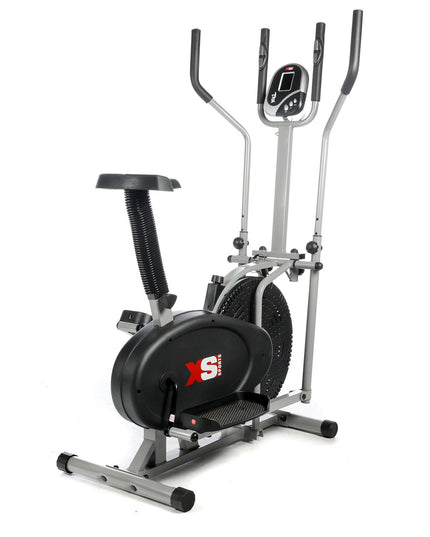 PRO CROSS TRAINER - 2 in 1- EXERCISE BIKE - CARDIO FITNESS WORKOUT MACHINE