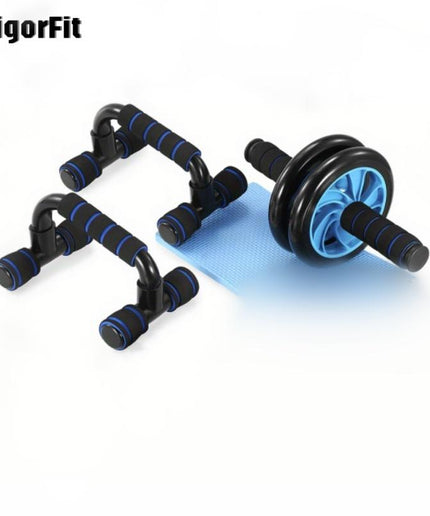 Silent Ab Roller Wheel with Mat – Non-Slip Core Trainer for Abdominal & Full-Body Strength | Wear-Resistant, Stable Home Workout Equipment (USA Shipping Only)