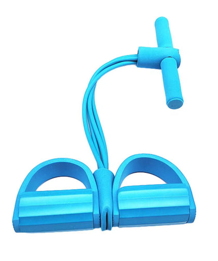 Tension Rope Sit-Up Pedal Puller – Elastic Fitness Resistance Band with Non-Slip Handles for Home Exercise