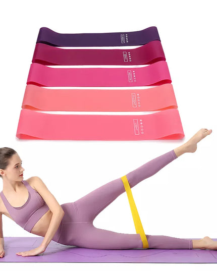 Portable Resistance Bands – Natural Latex Workout Bands for Yoga, Pilates & Strength Training