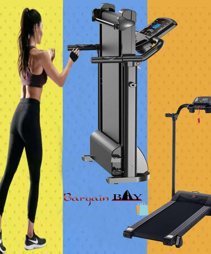 Running Treadmill Electric Folding Machine 9% Incline Machine Home Gym Walking