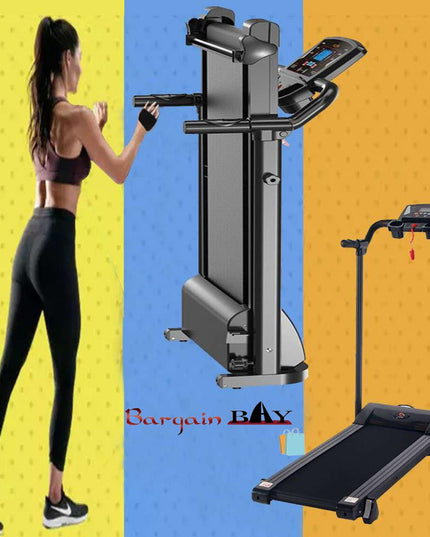 Running Treadmill Electric Folding Machine 9% Incline Machine Home Gym Walking