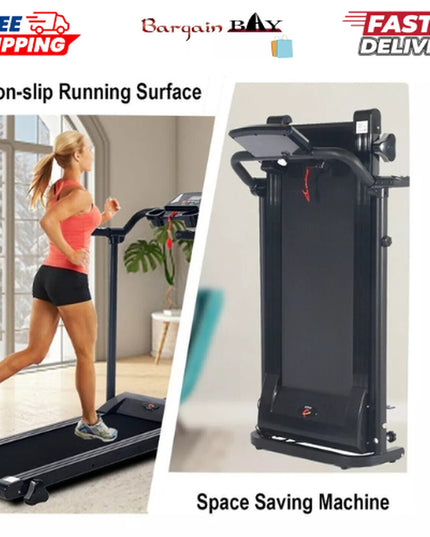Electric Treadmill Running 9% Gym Folding Incline Home Machine Motorized Fitness