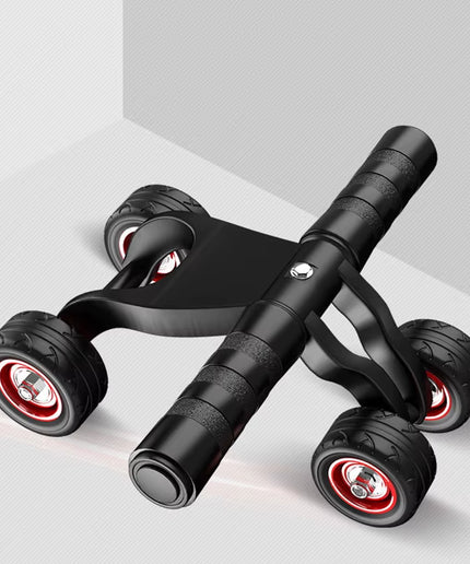 4-Wheel Abdominal Roller Muscle Trainer Home Fitness Ab Rollers Workout