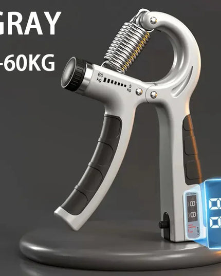 5-60Kg Adjustable Hand Grip Strengthener Hand Grip Trainer with Counter Wrist Forearm and Hand Exerciser for Muscle Building