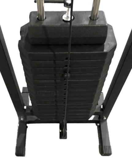 GYM MASTER 180kg Cable Crossover Machine with Pull-Up Bar – Multi-Station Home Gym Equipment with Attachments