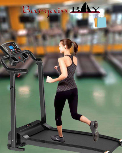 Running Treadmill Electric Folding Machine 9% Incline Machine Home Gym Walking