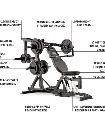 Marcy Pro PM4400 Leverage Bench