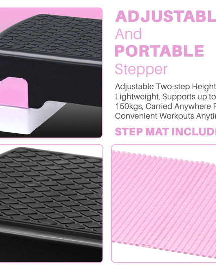 Aerobic Exercise Stepper Durable Non-Slip Mat Adjustable Fitness Yoga Equipment