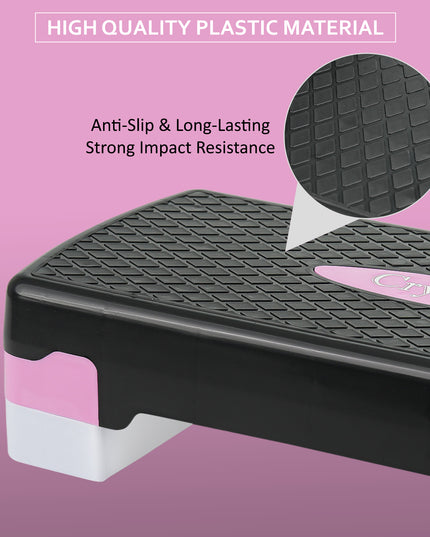 Aerobic Exercise Stepper Durable Non-Slip Mat Adjustable Fitness Yoga Equipment