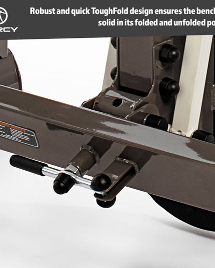 Marcy MWB-70205 Folding Olympic Barbell Bench with Rear Squat Rack