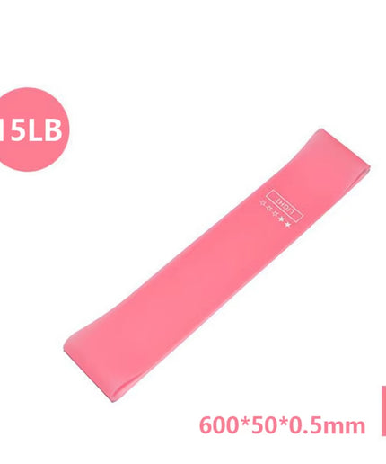 Portable Fitness Workout Equipment Rubber Resistance Bands Yoga Gym Elastic Gum Strength Pilates Crossfit Women Weight Sports